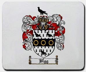 Bigg coat of arms mouse pad