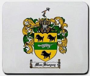Macswyny coat of arms mouse pad
