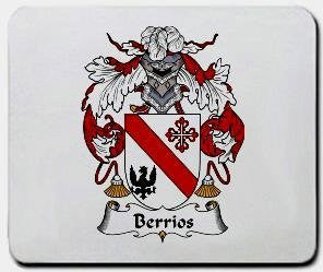 Berrios coat of arms mouse pad
