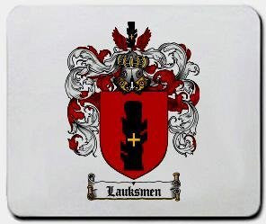 Lauksmen coat of arms mouse pad