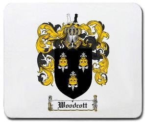 Woodcott coat of arms mouse pad