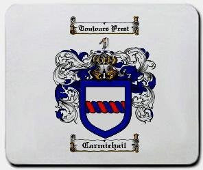 Carmichail coat of arms mouse pad