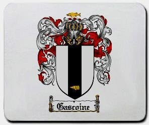 Gascoine coat of arms mouse pad