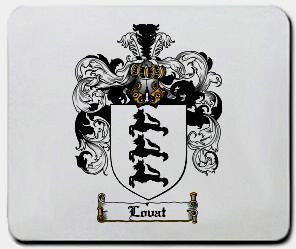 Lovat coat of arms mouse pad
