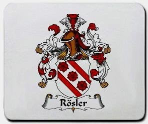 Rosler coat of arms mouse pad