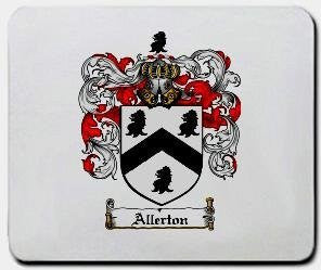 Allerton coat of arms mouse pad