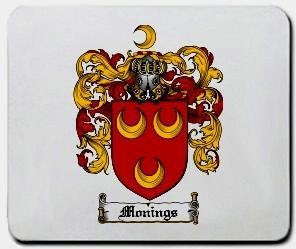 Monings coat of arms mouse pad