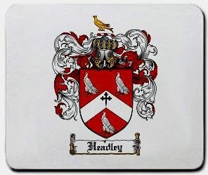 Headley coat of arms mouse pad