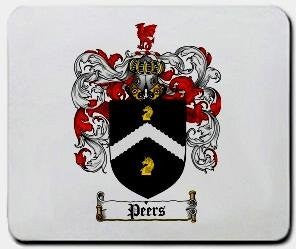 Peers coat of arms mouse pad