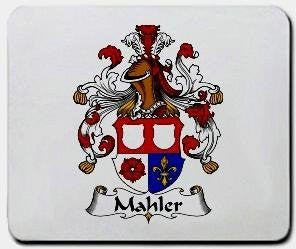 Mahler coat of arms mouse pad