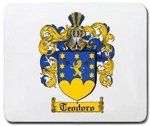 Teodoro coat of arms mouse pad