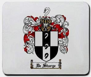 Destury coat of arms mouse pad