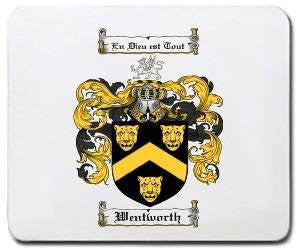 Wentworth-crest coat of arms mouse pad