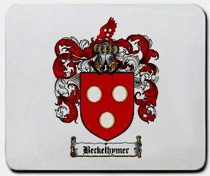 Beckelhymer coat of arms mouse pad