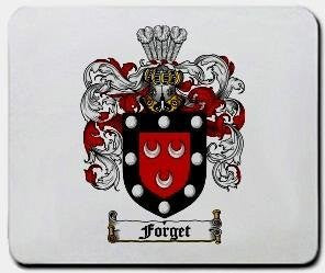Forget coat of arms mouse pad