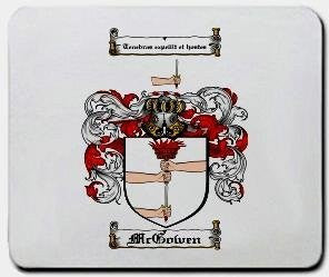 Mcgowen coat of arms mouse pad