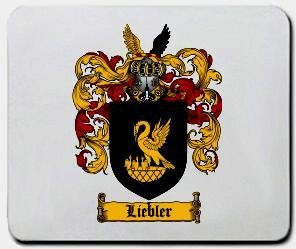 Liebler coat of arms mouse pad