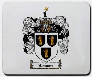 Loman coat of arms mouse pad