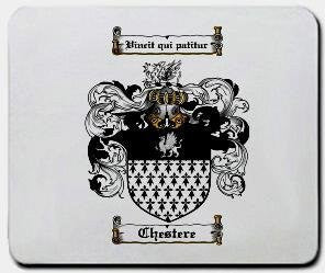 Chestere coat of arms mouse pad