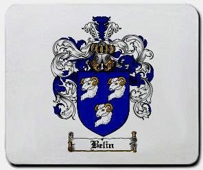 Belin coat of arms mouse pad