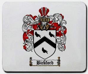 Bickford coat of arms mouse pad