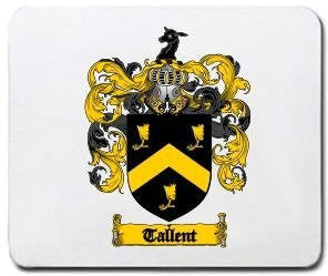 Tallent coat of arms mouse pad