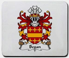 Began coat of arms mouse pad