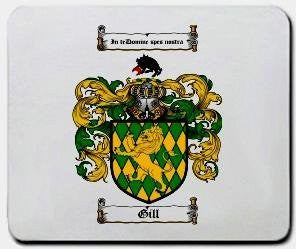 Gill coat of arms mouse pad