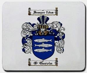 O'garvin coat of arms mouse pad