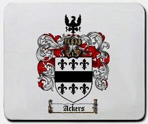 Ackers coat of arms mouse pad