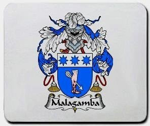 Malagamba coat of arms mouse pad