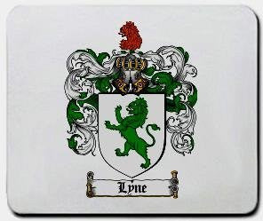 Lyne coat of arms mouse pad