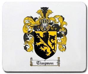 Timpson coat of arms mouse pad