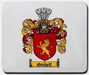 Gitcheff coat of arms mouse pad