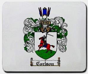 Carlsson coat of arms mouse pad