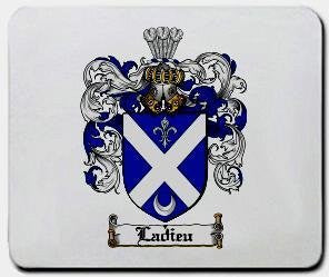 Ladieu coat of arms mouse pad