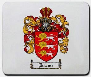 Downie coat of arms mouse pad
