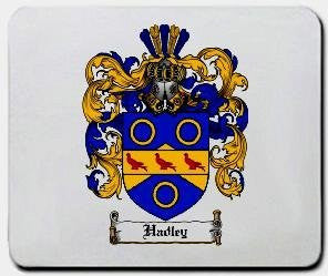 Hadley-crest coat of arms mouse pad