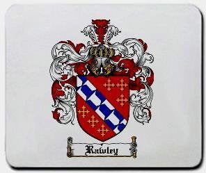 Rawley coat of arms mouse pad