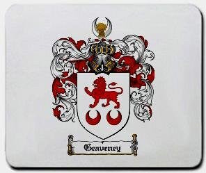 Geaveney coat of arms mouse pad