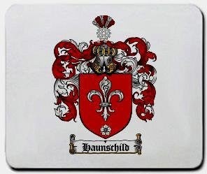 Haunschild coat of arms mouse pad