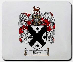 Batts coat of arms mouse pad