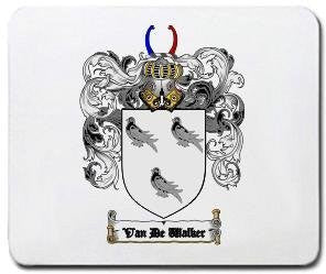 Van-de-walker coat of arms mouse pad