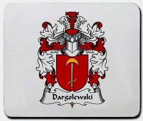 Dargolewski coat of arms mouse pad