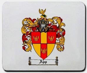 App coat of arms mouse pad