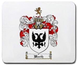 Worth coat of arms mouse pad