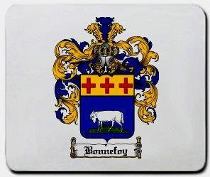 Bonnefoy coat of arms mouse pad