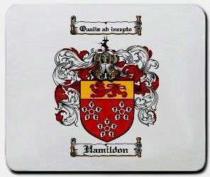 Hamildon coat of arms mouse pad