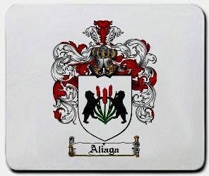 Aliaga coat of arms mouse pad