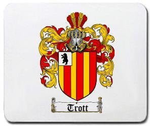 Trott coat of arms mouse pad